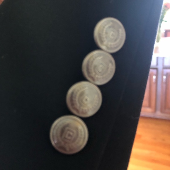 Ralph Lauren Chaps black suit-pleated, cuffed - Picture 4 of 6